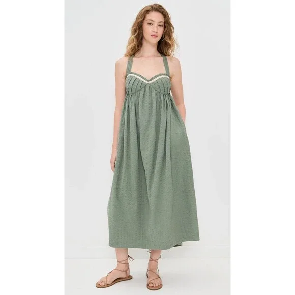 open lace back dress Free People Garden Party Maxi Dress, Sweet Bohemian Maxi Summer Dresses  from Spool 72